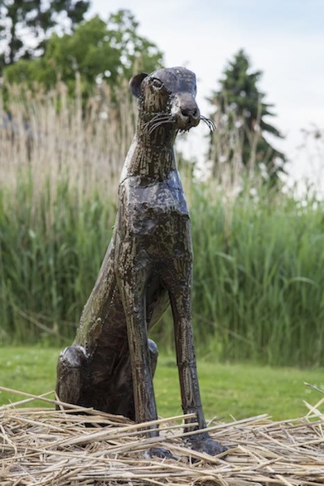 Gepard Metallskulptur maridadi art